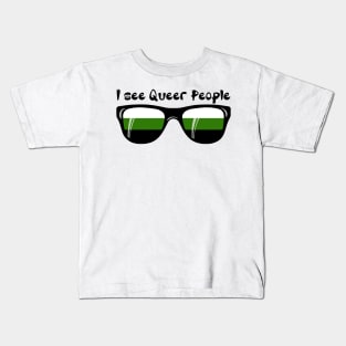 Neutrois Sunglasses - Queer People Kids T-Shirt